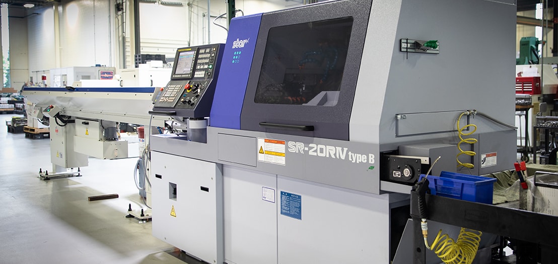 Swiss CNC high precision small diameter component machining
