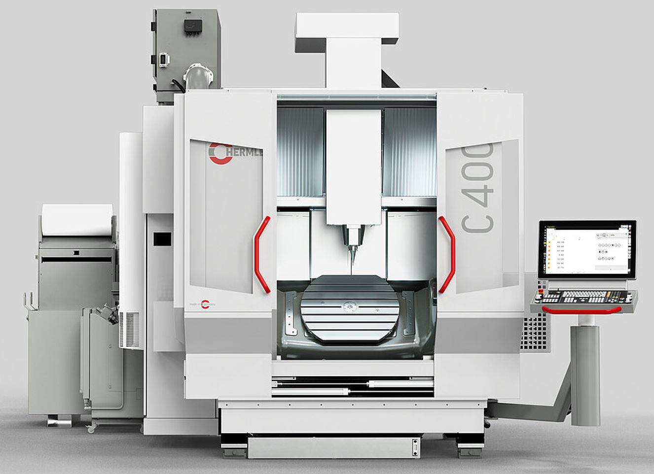 Hermle C400 5-axis vertical CNC milling machine spindle setup