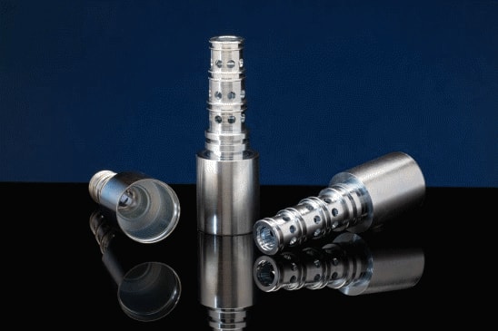 Swiss CNC single spindle lathe machining tight tolerance components